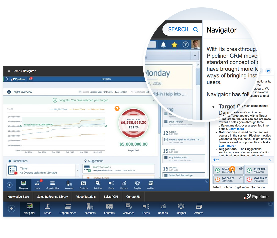 Pipeliner CRM: Intuitive Interface