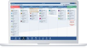 laptop-document-management Pipeliner CRM software document management view