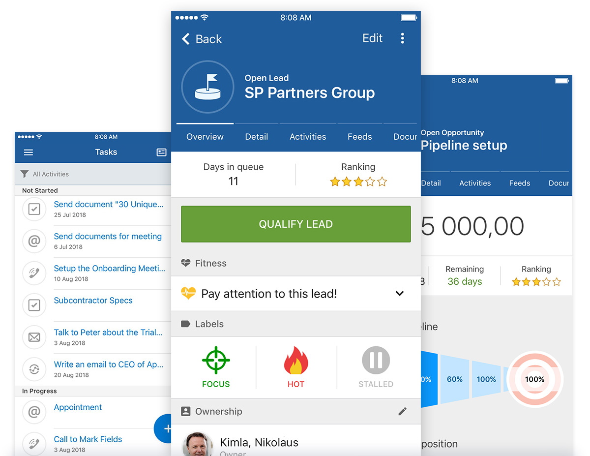 Pipeliner CRM Mobile: Opportunity Management