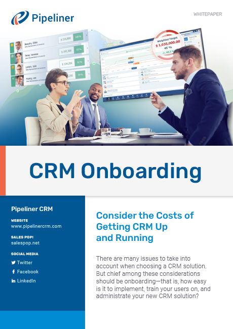 Pipeliner CRM Onboarding ebook