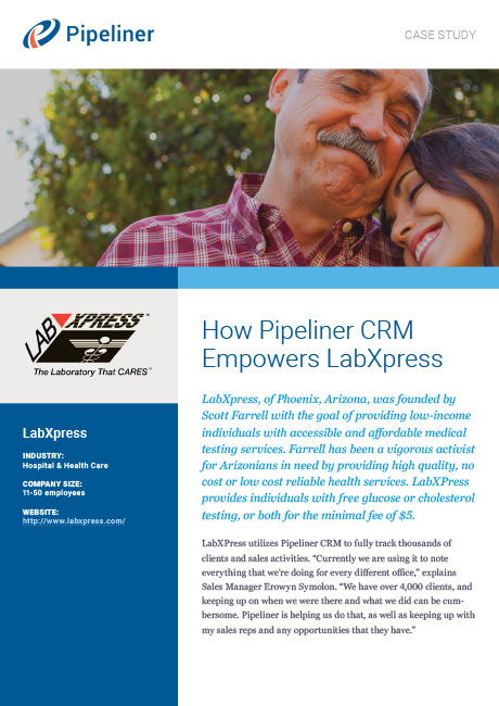 Sales CRM with Pipeliner CRM Case study Labxpress