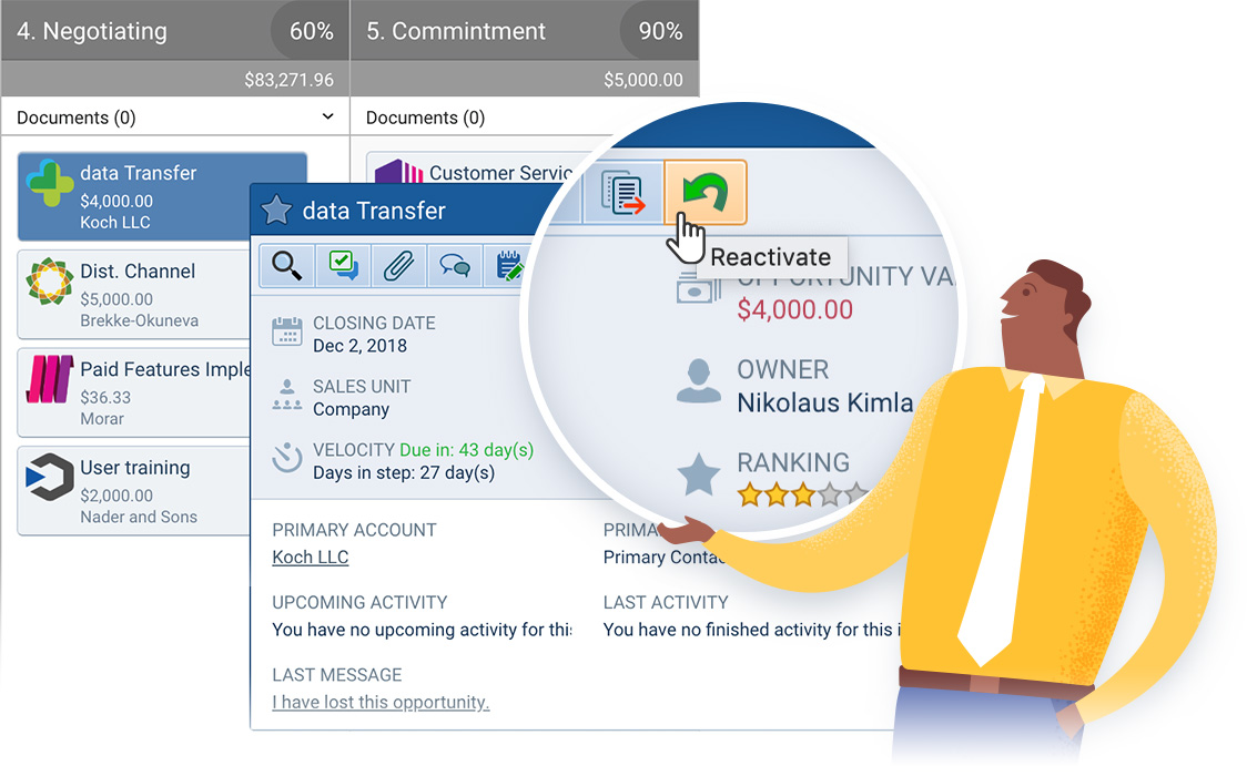 CRM archive feature
