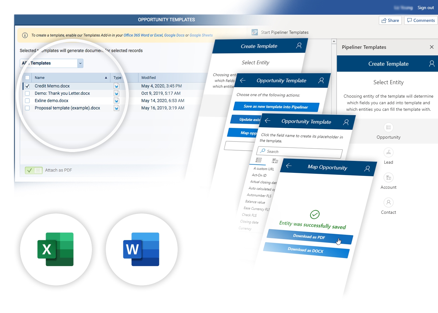 pipeliner-crm-Microsoft-Office-365-Templates-Word-and-Excel@2x-1514 Microsoft 365 Templates › Word & Excel with Pipeliner CRM
