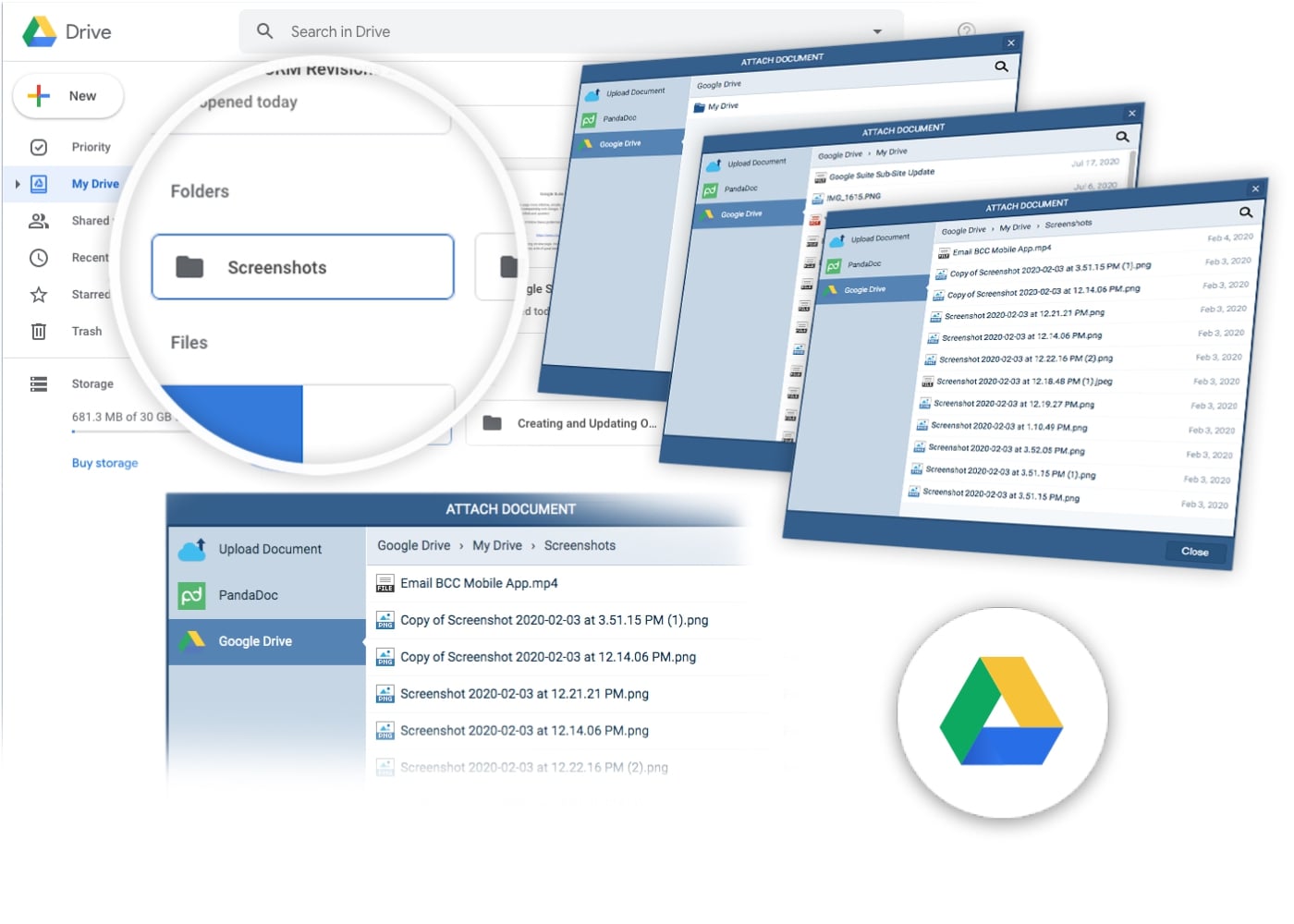 Google Drive integration with Pipeliner CRM