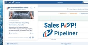 Sales POP! & Pipeliner Bring Realtime Thought Leadership To CRM Users