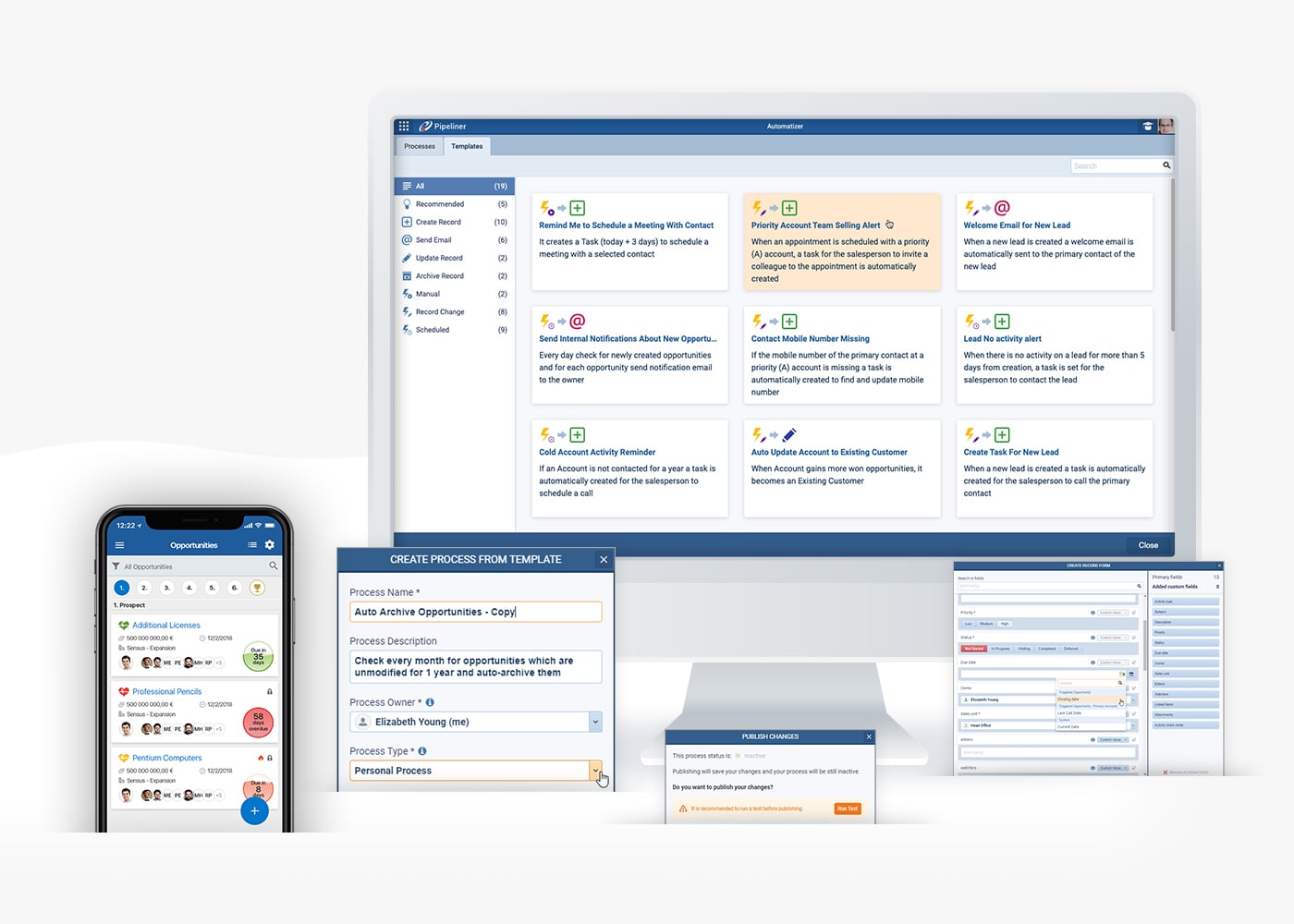 Pipeliner CRM Automatizer the process manager