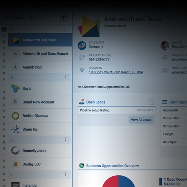 features thumbs Account Management