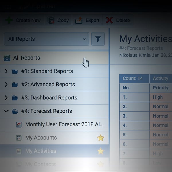 features thumbs Sales Reports