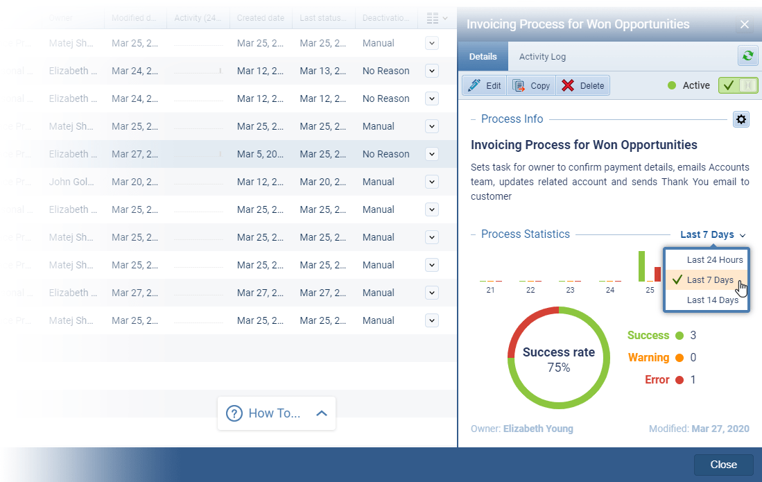 Managing Processes › Statistics & Notifications - process statistics