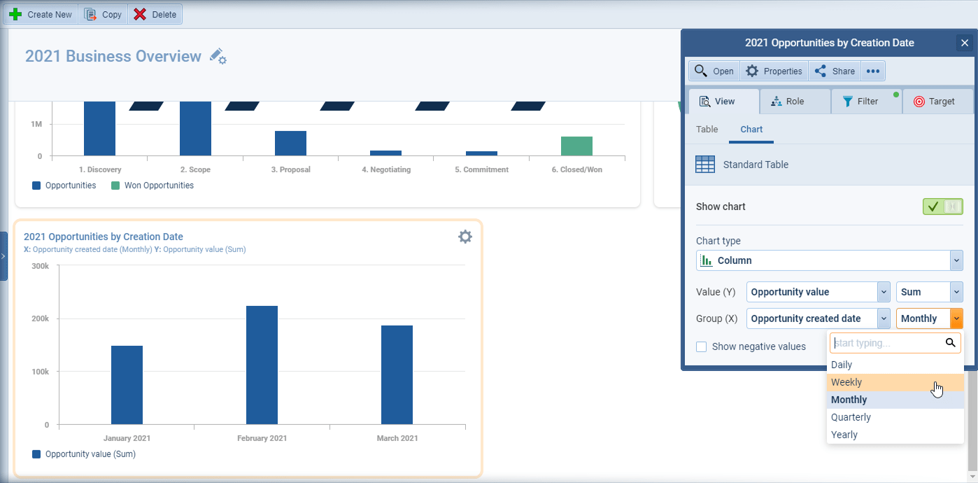 Power Panel and profile feature