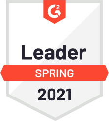 G2 Leader 2021 - Pipeliner CRM