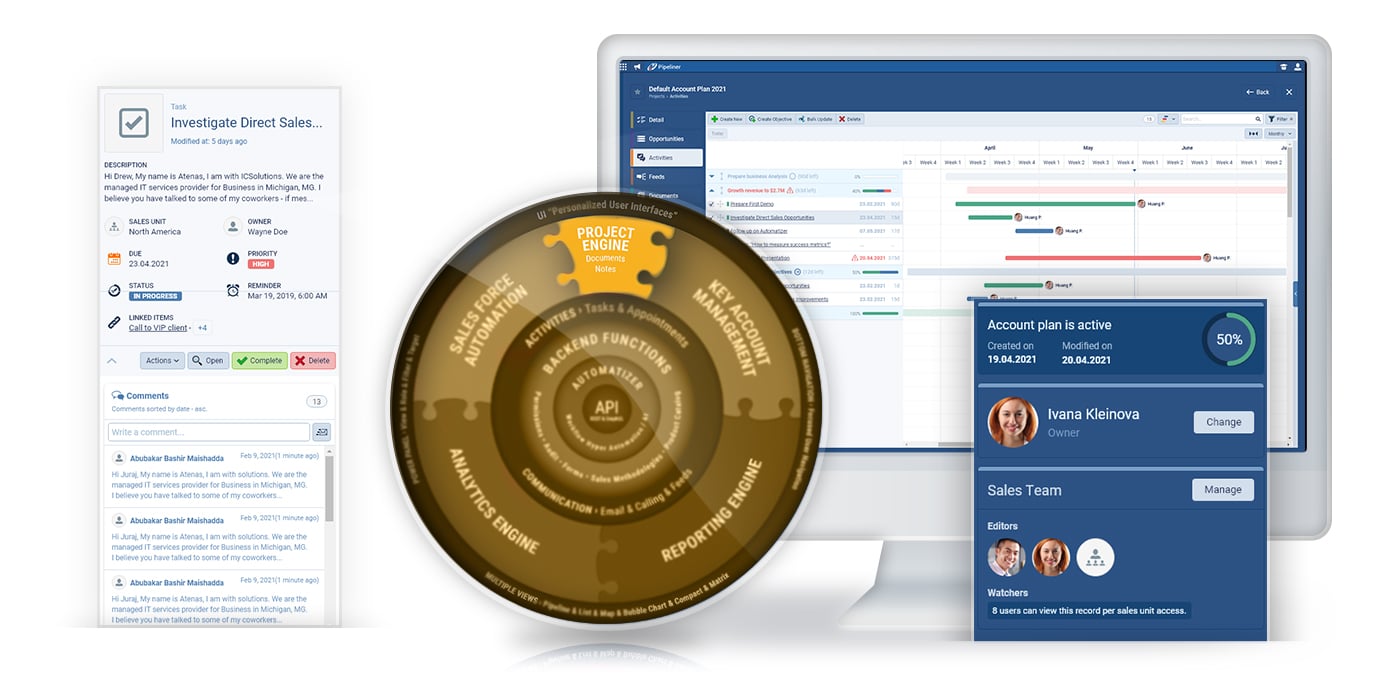 CRM project management tool