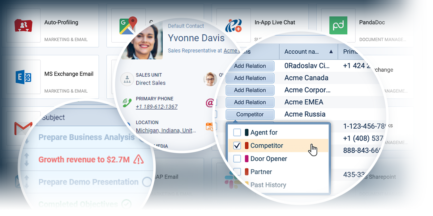 Sales CRM features in Pipeliner CRM