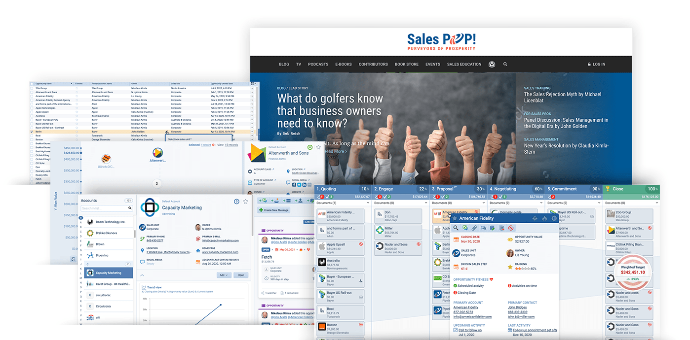 Find an expert feature in Pipeliner CRM