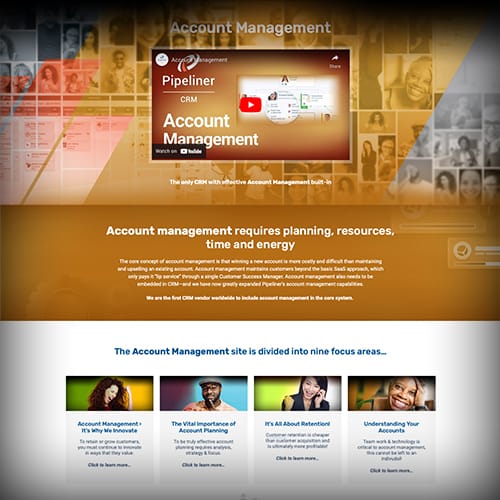 Account Management, showing you how Pipeliner CRM uniquely delivers effective account management tools and process