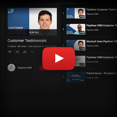 Pipeliner CRM Customer Testimonials