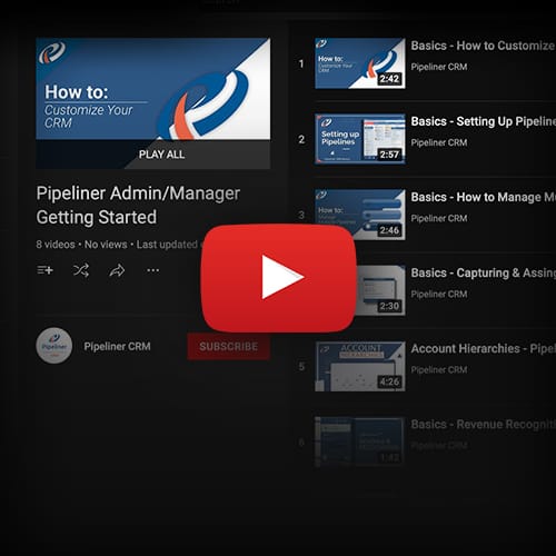 Pipeliner CRM Admin/Manager - Getting Started