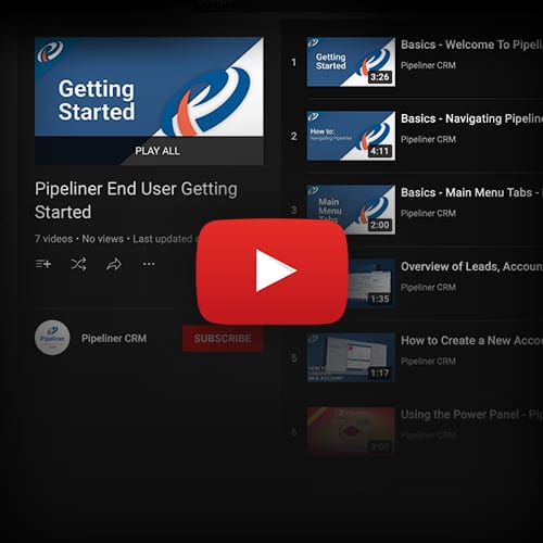 Pipeliner End User - Getting Started