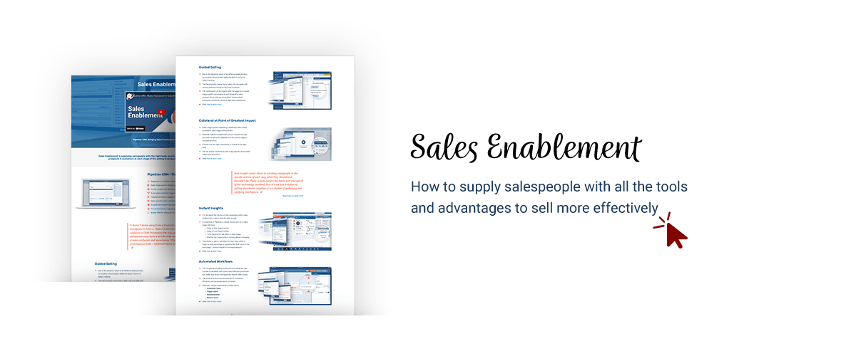 Pipeliner CRM Sales enablement tools