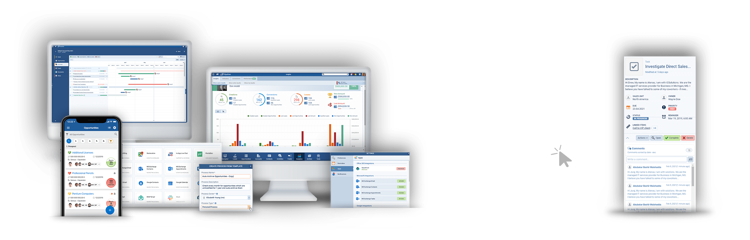 Pipeliner CRM - Learn about key fetures and how they drive efficiency and productivity