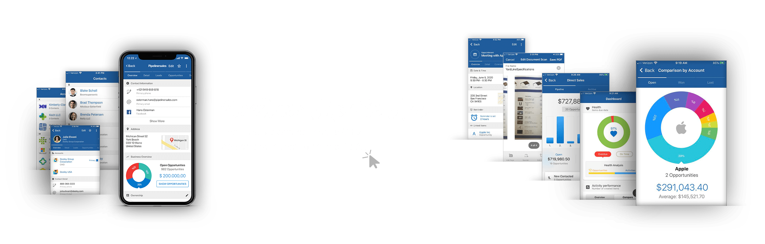 Mobile Sales CRM App - advanced CRM app on the market with in-built AI