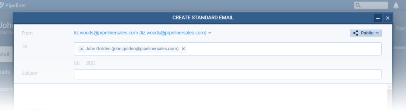 Users are now able to minimize Emails and Notes while composing them. 