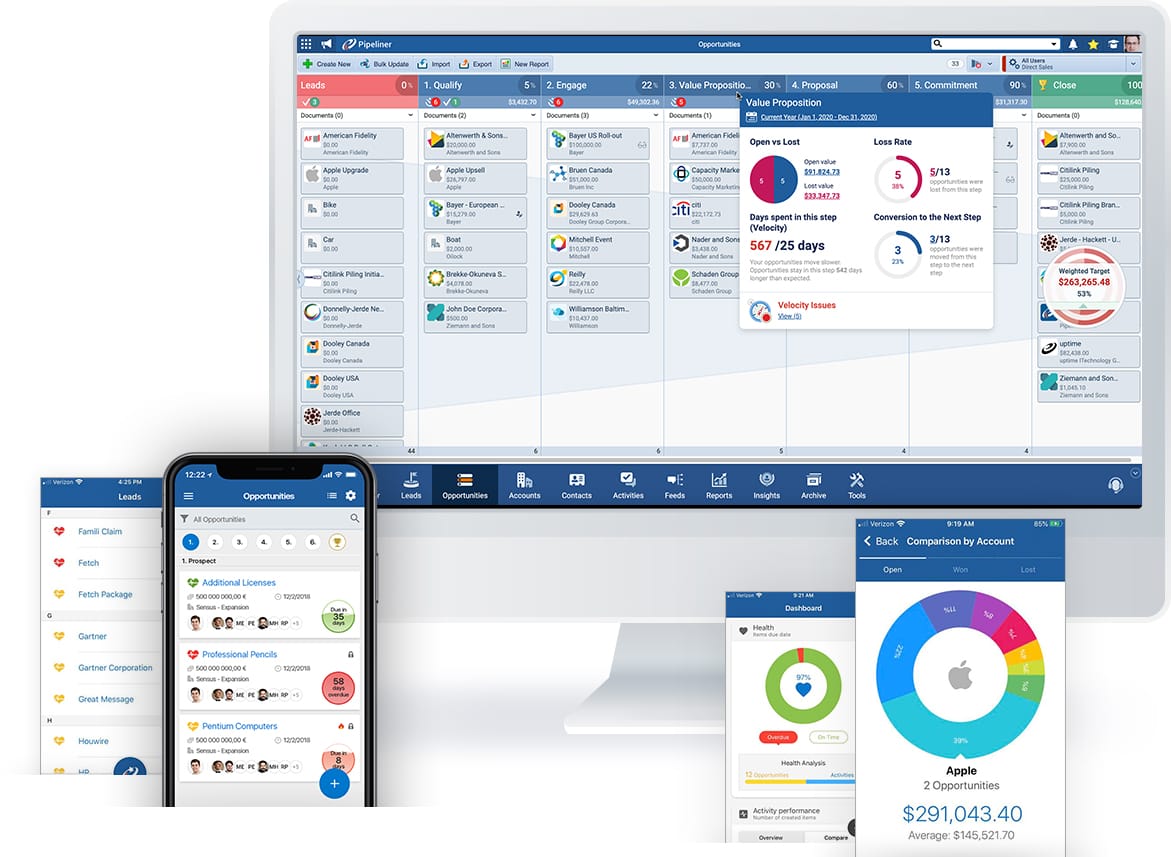 Sales Process view