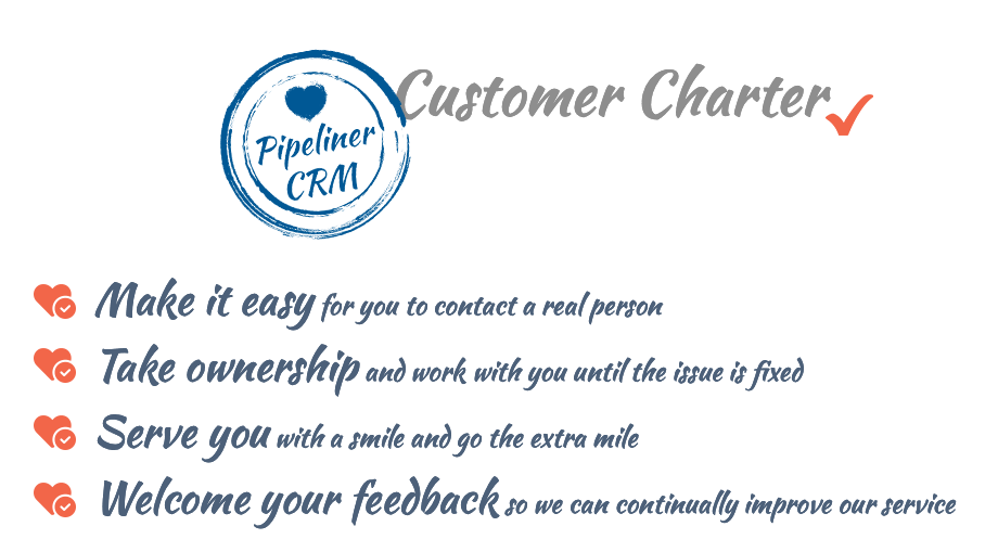 Customer Charter PIpeliner CRM