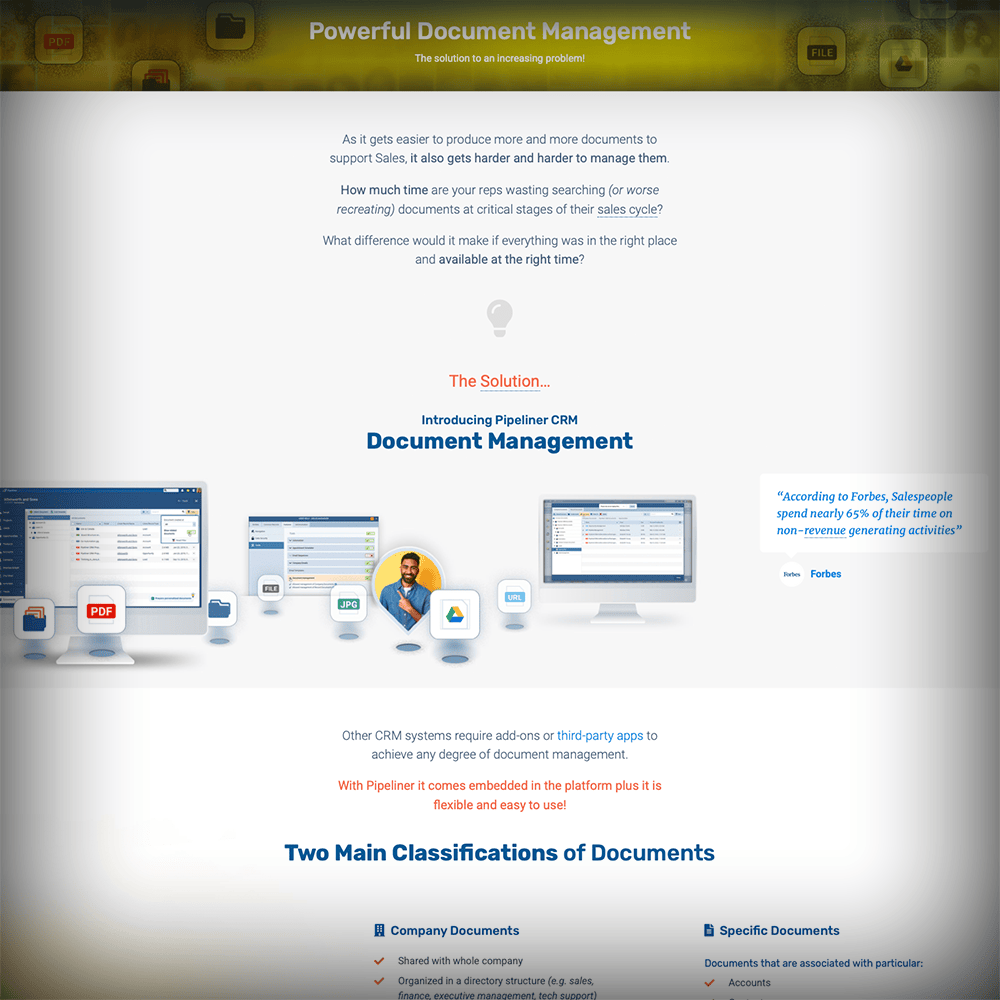 resource-center-hub-practice-document-management-2000 Document Management › As it gets easier to produce more and more documents to support Sales, it also gets harder and harder to manage them.